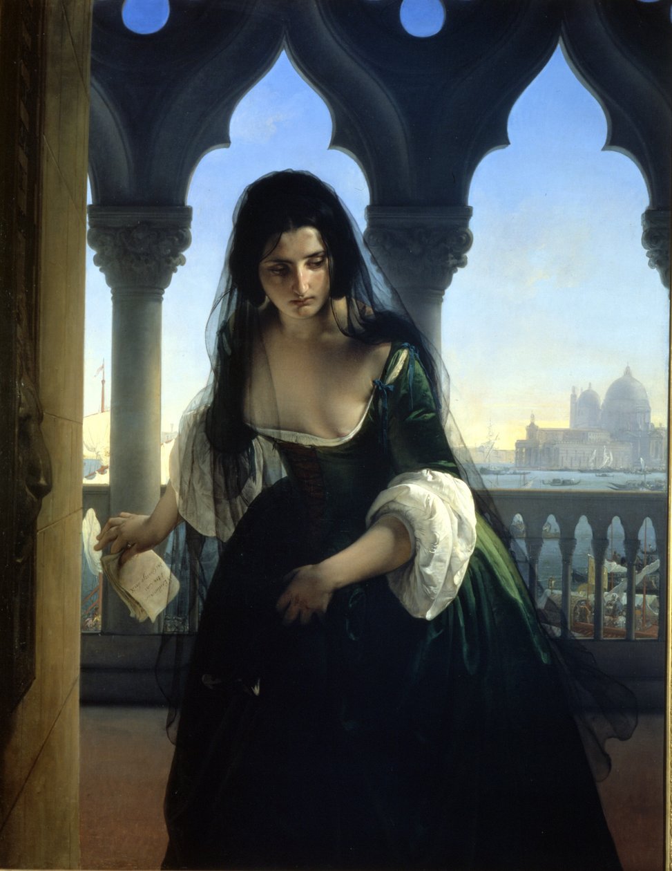 La poursuite secrète - Francesco Hayez
