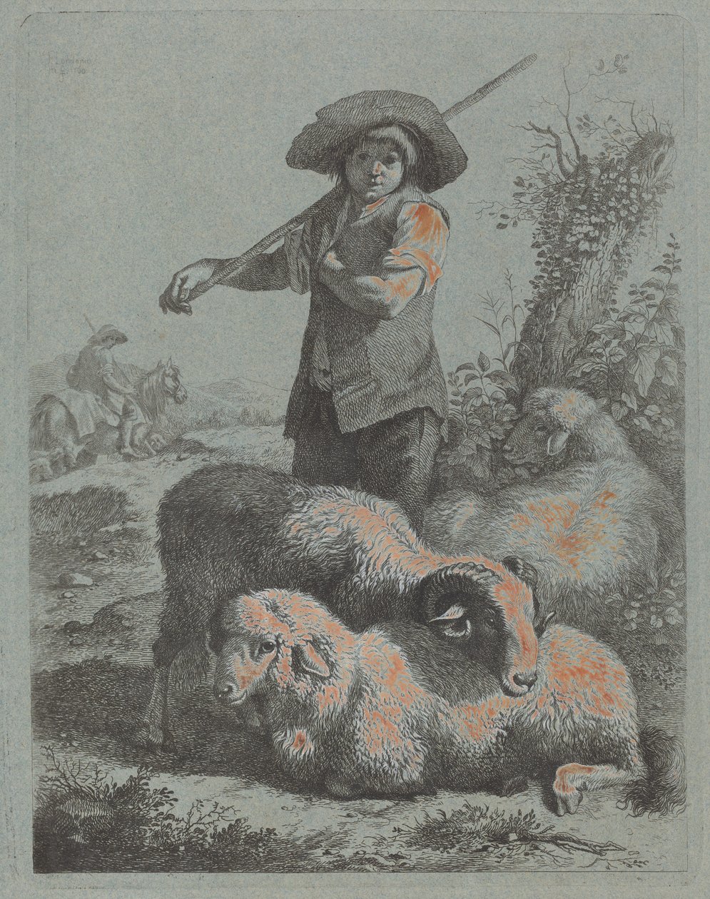 Berger Debout, 1760 - Francesco Londonio