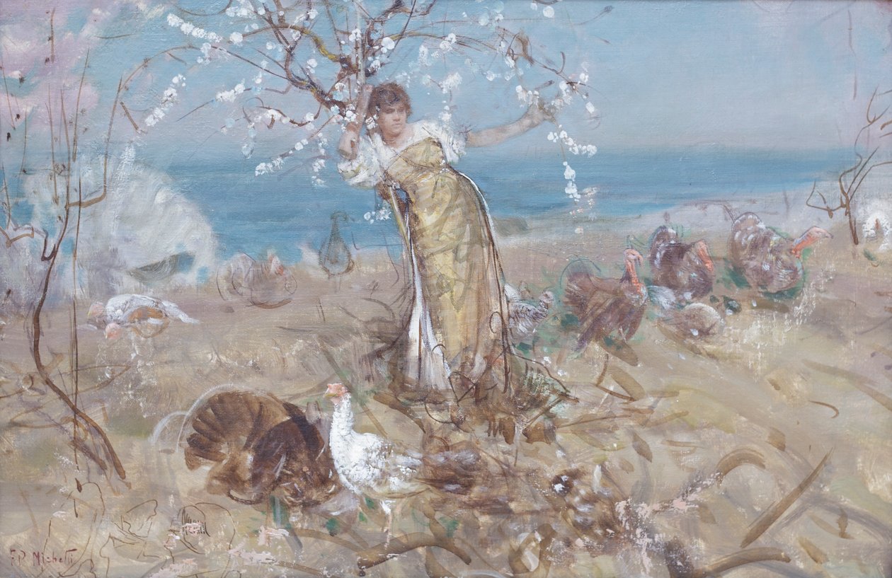 Dans la joie du soleil - Francesco Paolo Michetti