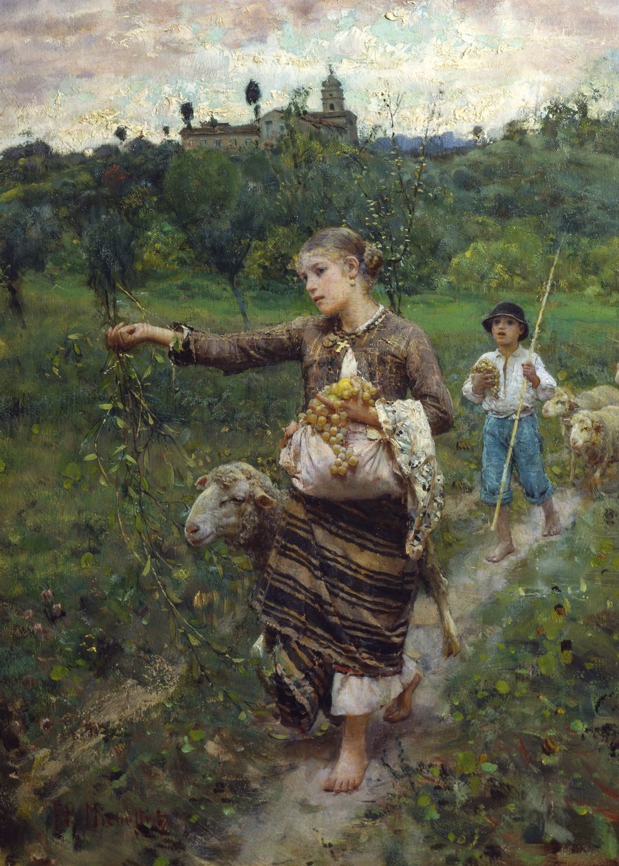 La Bergère - Francesco Paolo Michetti
