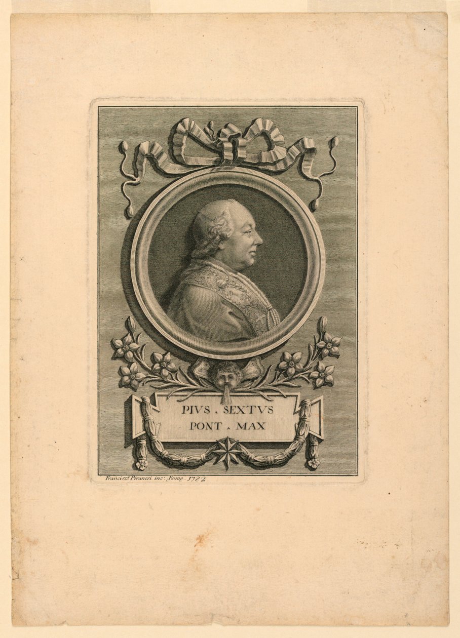 Pape Pie VI (1775-1799) - Francesco Piranesi