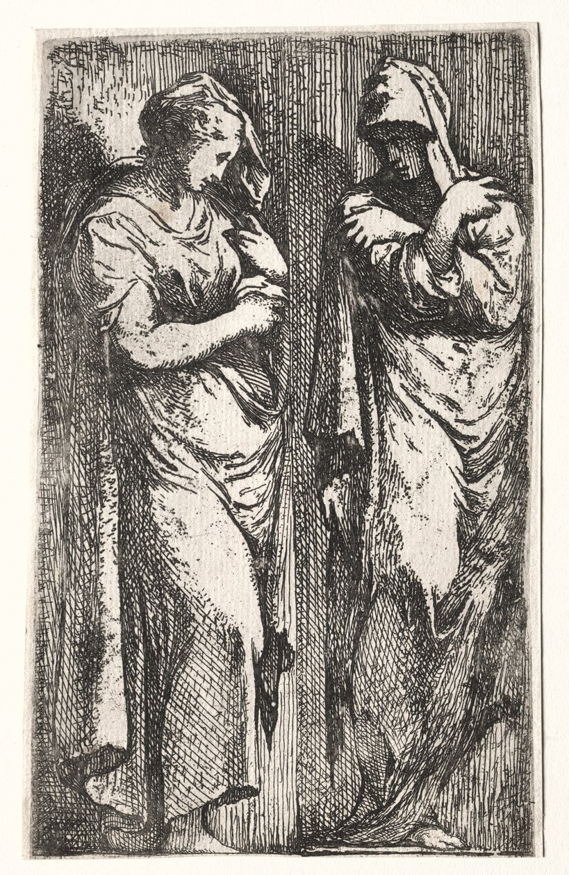 Deux femmes romaines - Francesco Primaticcio