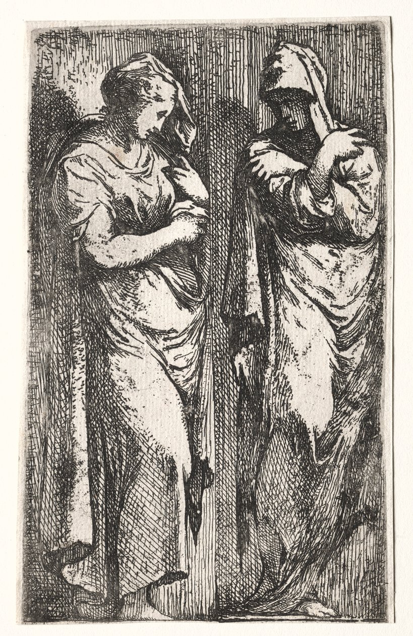 Deux femmes romaines - Francesco Primaticcio