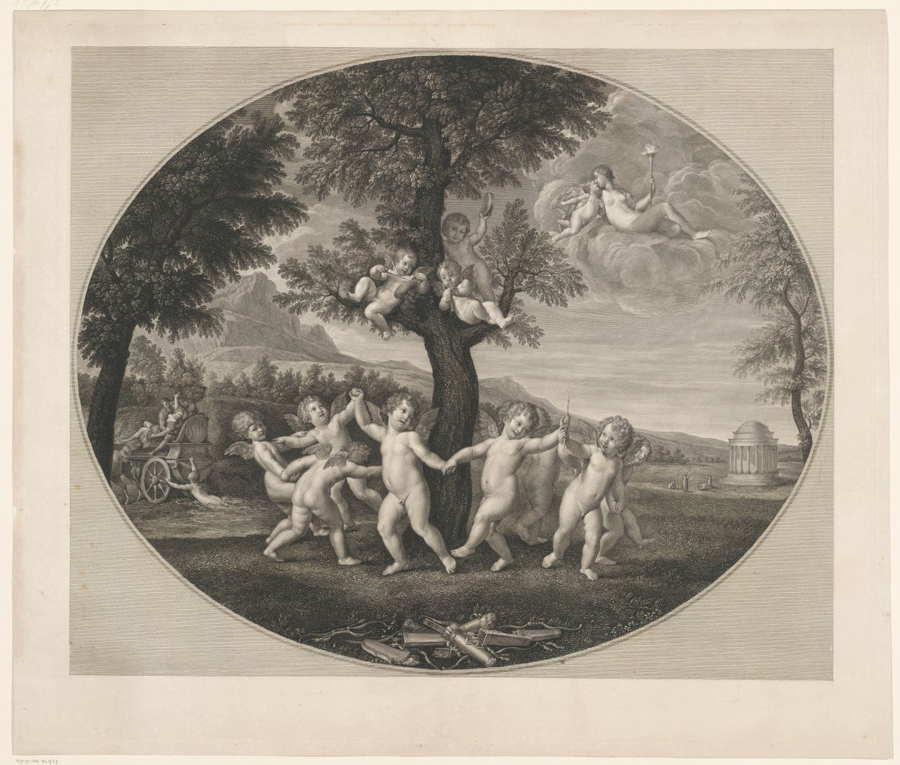 Putti dansant autour d