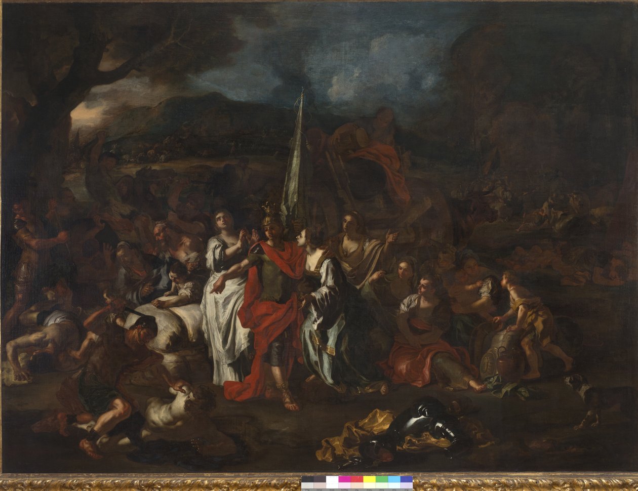 David vainqueur des Amalécites, 1720-21 - Francesco Solimena