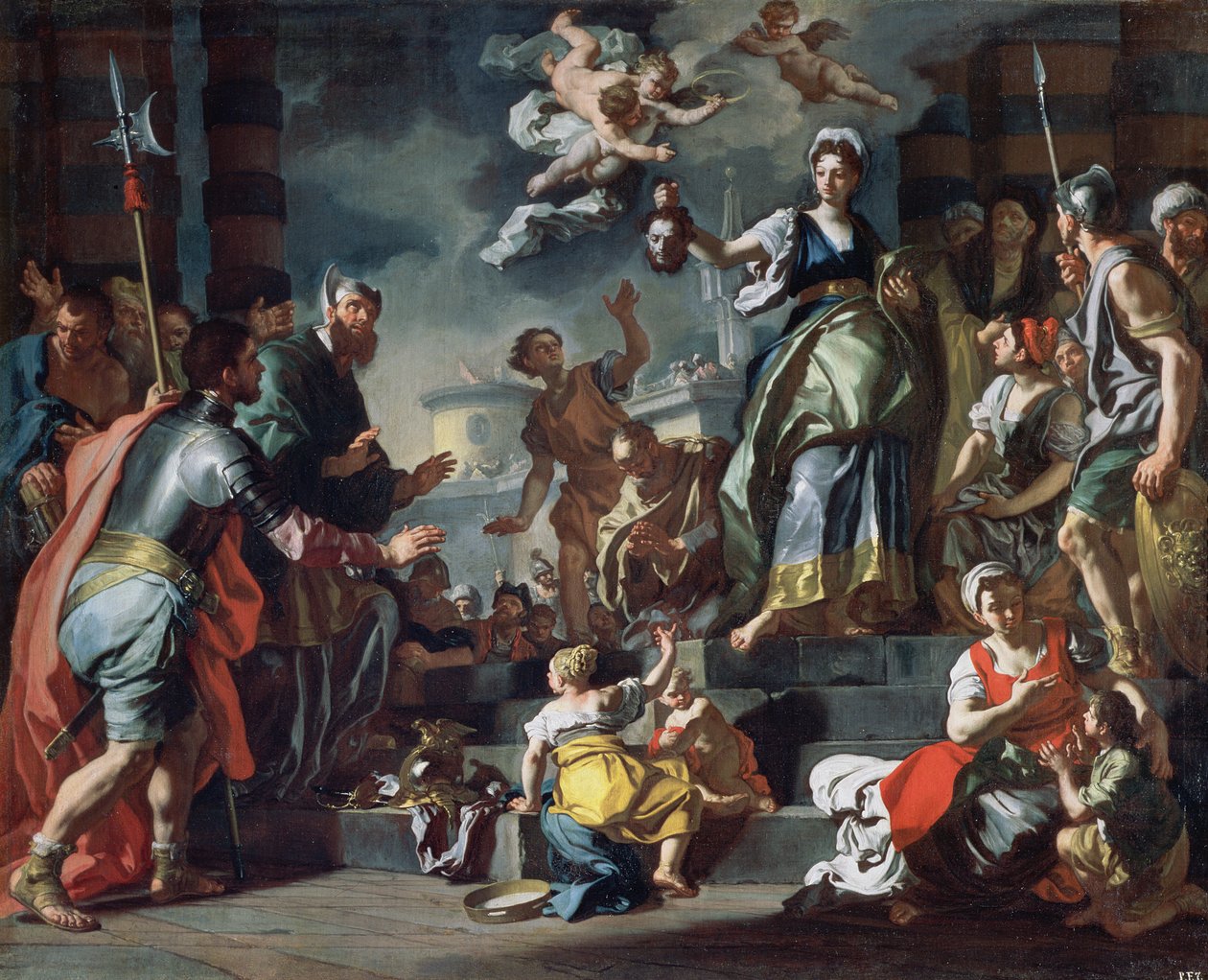 Judith avec la tête d