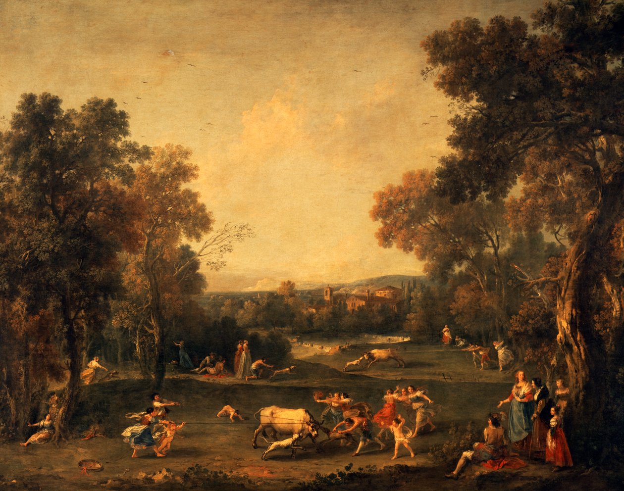 Chasse au taureau - Francesco Zuccarelli