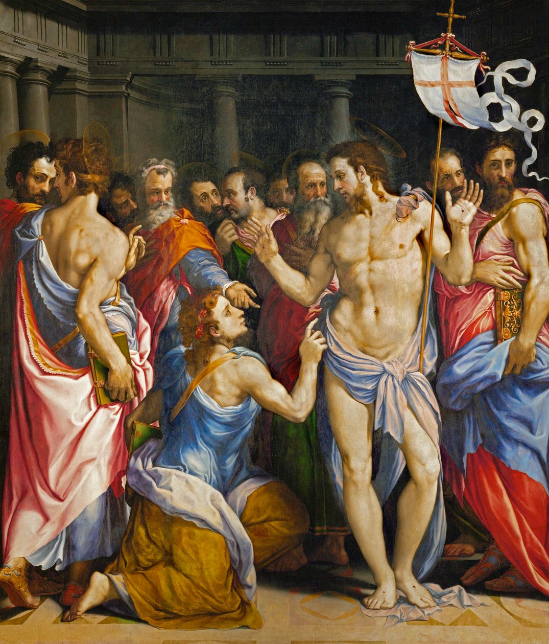 Thomas qui doute ... - Francesco de Rossi (circle of) Salviati