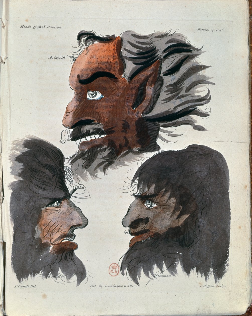 Astaroth, Abaddon et Mammon, trois démons de 