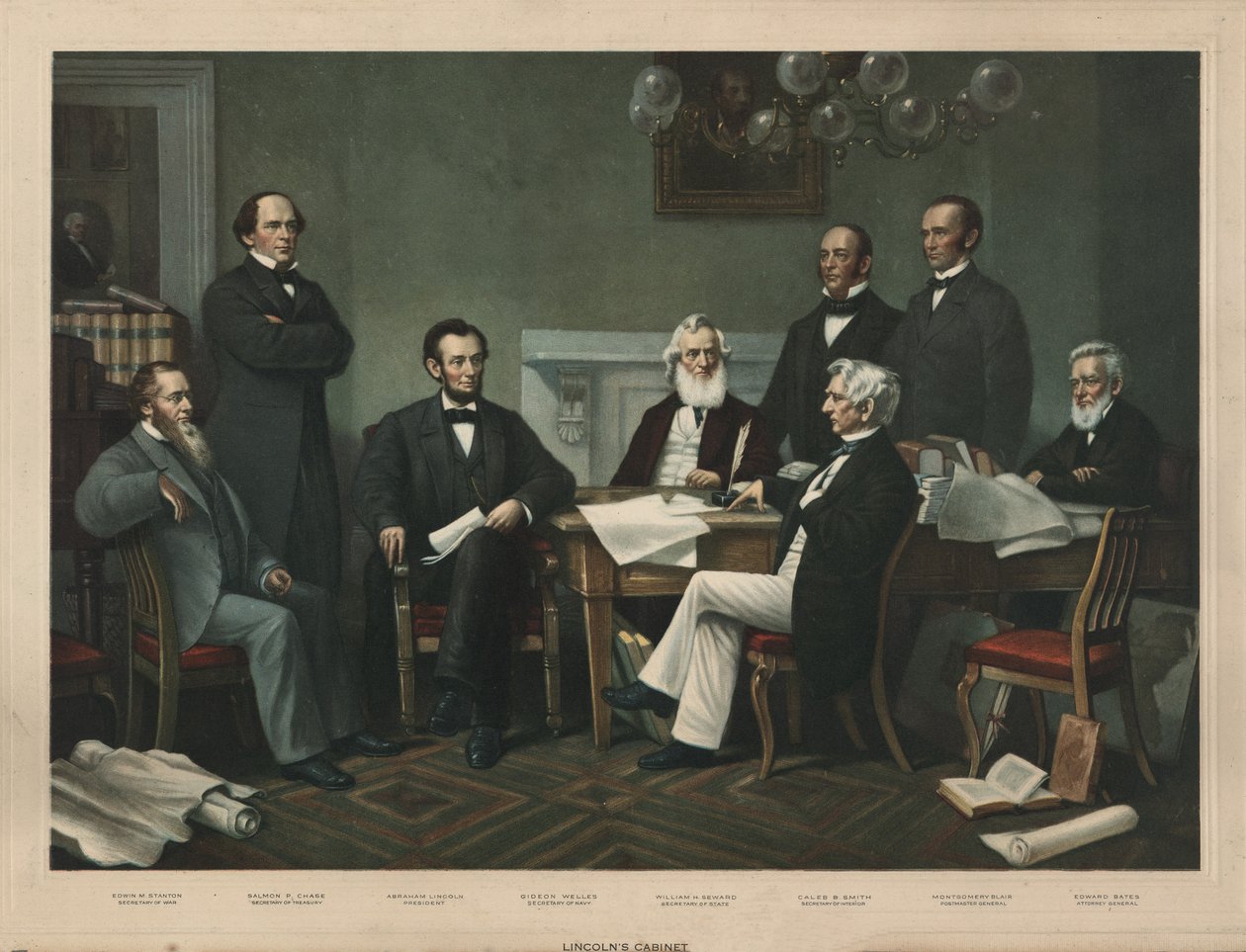 Le cabinet de Lincoln - Francis Bicknell Carpenter