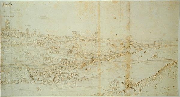 Vue de Ségovie, 16ème siècle - Francis Bicknell after Carpenter