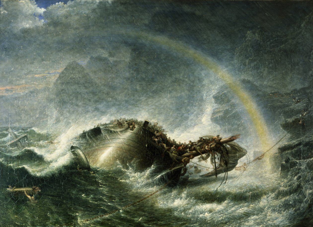 Le naufrage, 1859 - Francis Danby