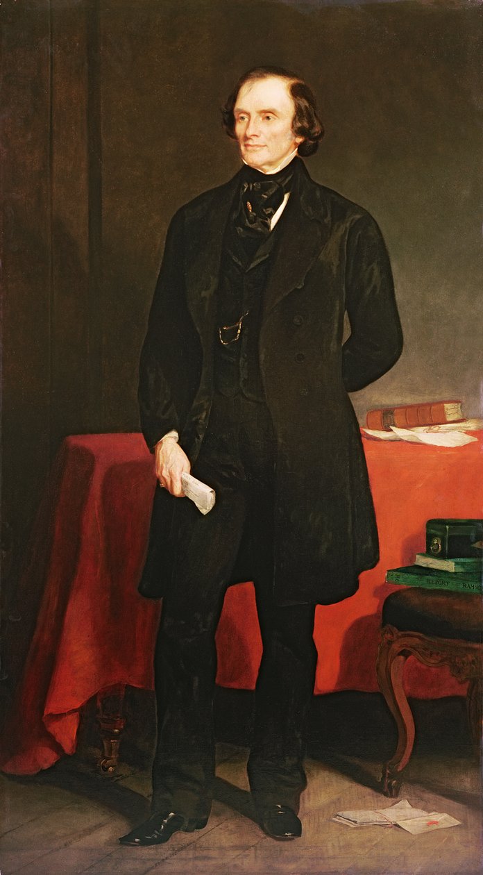 Portrait de John Russell (1792-1878), 1er comte Russell, 1853 - Francis Grant