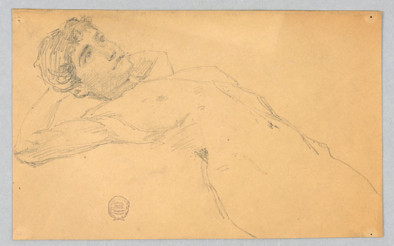 Esquisse de nu féminin - Francis Augustus Lathrop