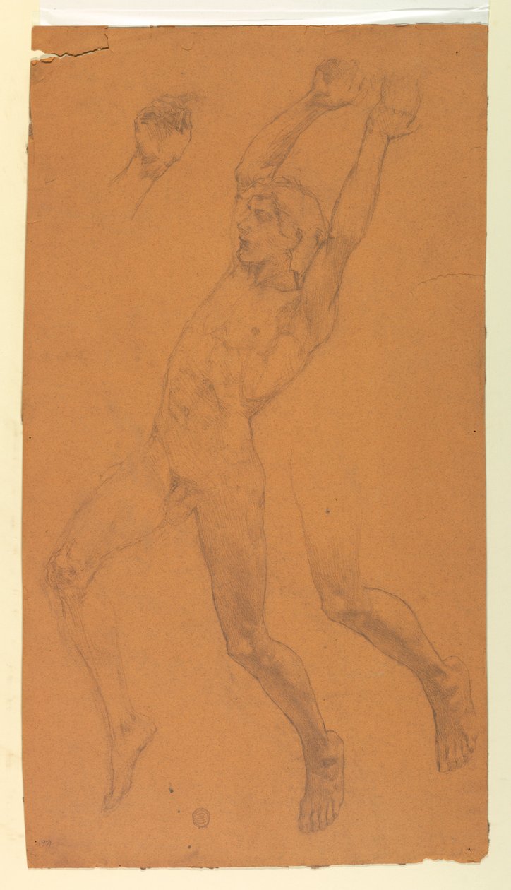 Études pour une figure volante - Francis Augustus Lathrop