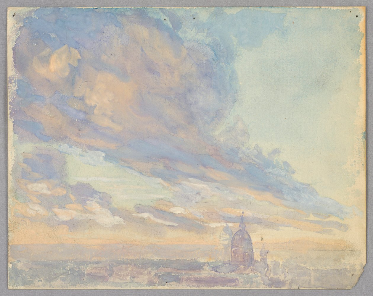 Étude de nuages, Rome, Italie - Francis Augustus Lathrop