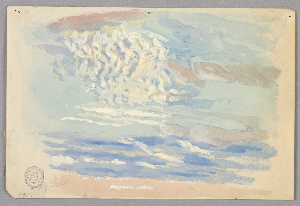 Étude de nuages, Rome, Italie - Francis Augustus Lathrop