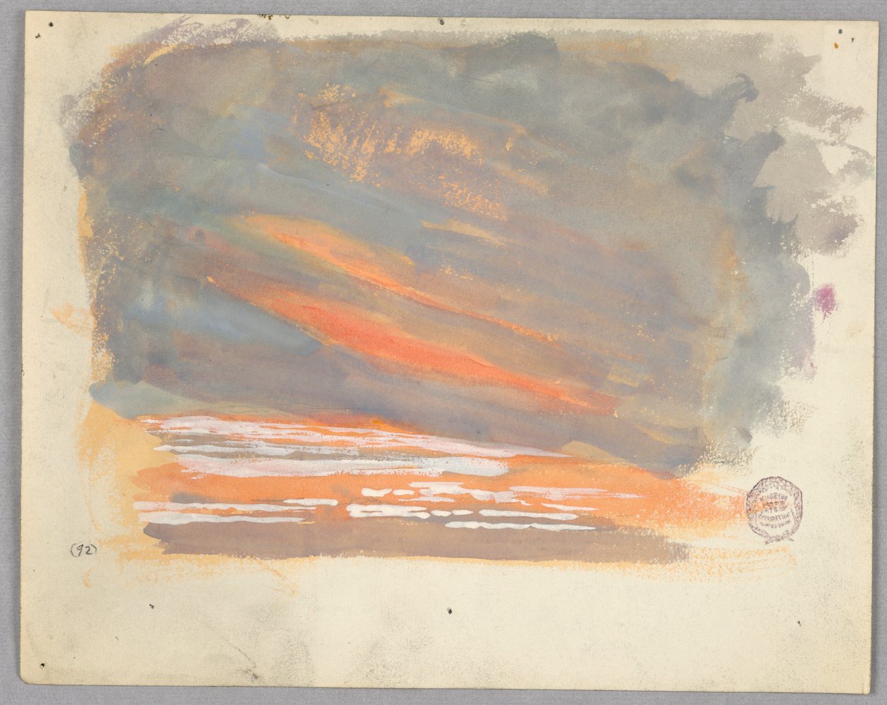 Étude de nuages, Rome, Italie - Francis Augustus Lathrop