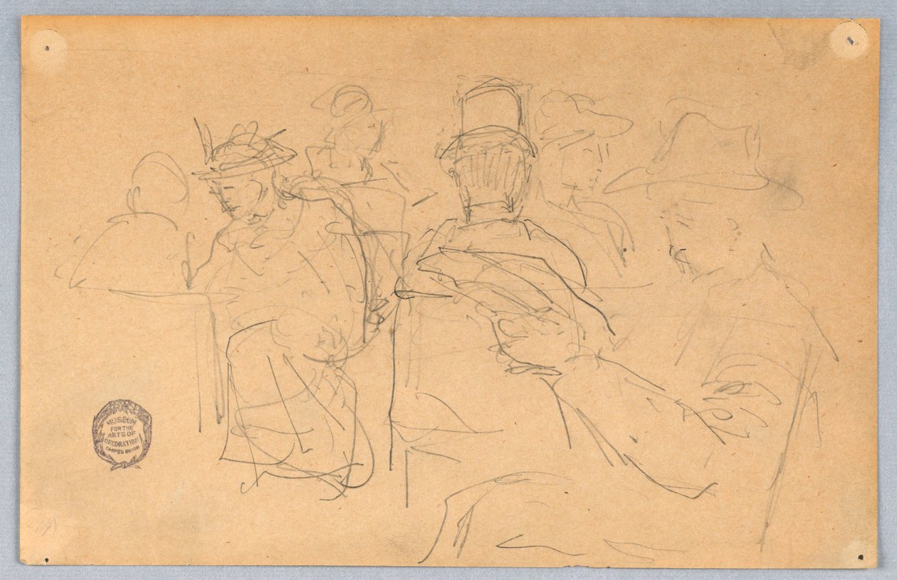 Passagers de train - Francis Augustus Lathrop