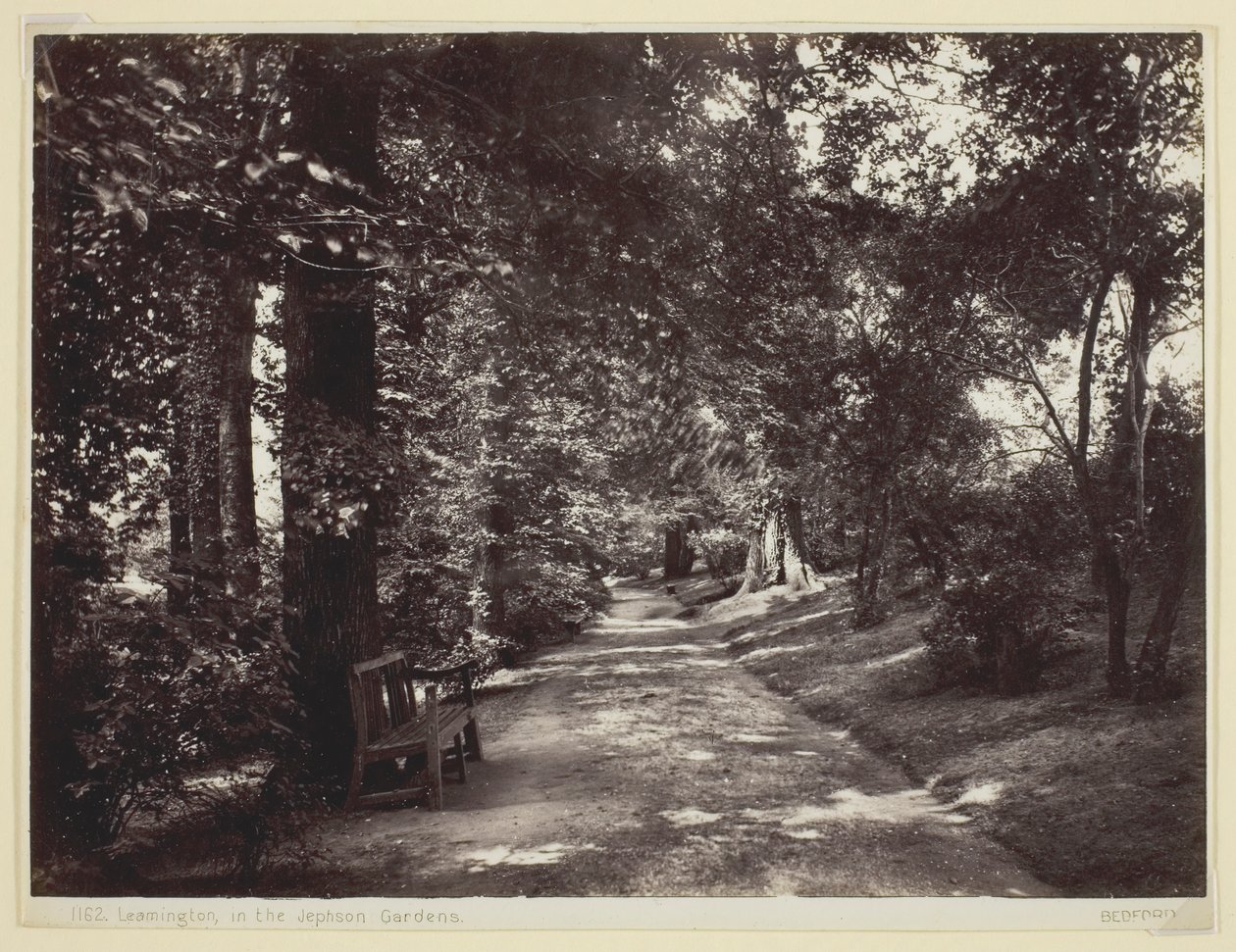 Leamington, dans les jardins Jephson - Francis Bedford
