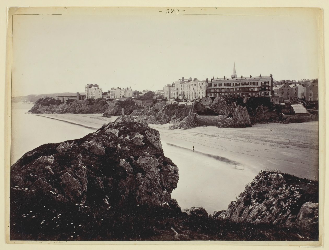 Sans titre [South Sands, Tenby, Pays de Galles], 1860-94 - Francis Bedford