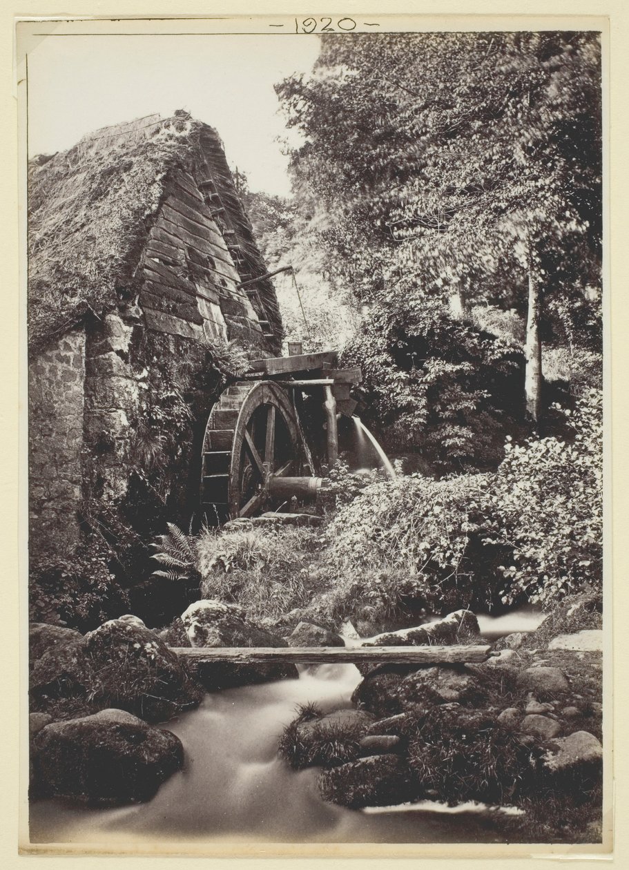 Sans titre [moulin à eau], 1860-94 - Francis Bedford