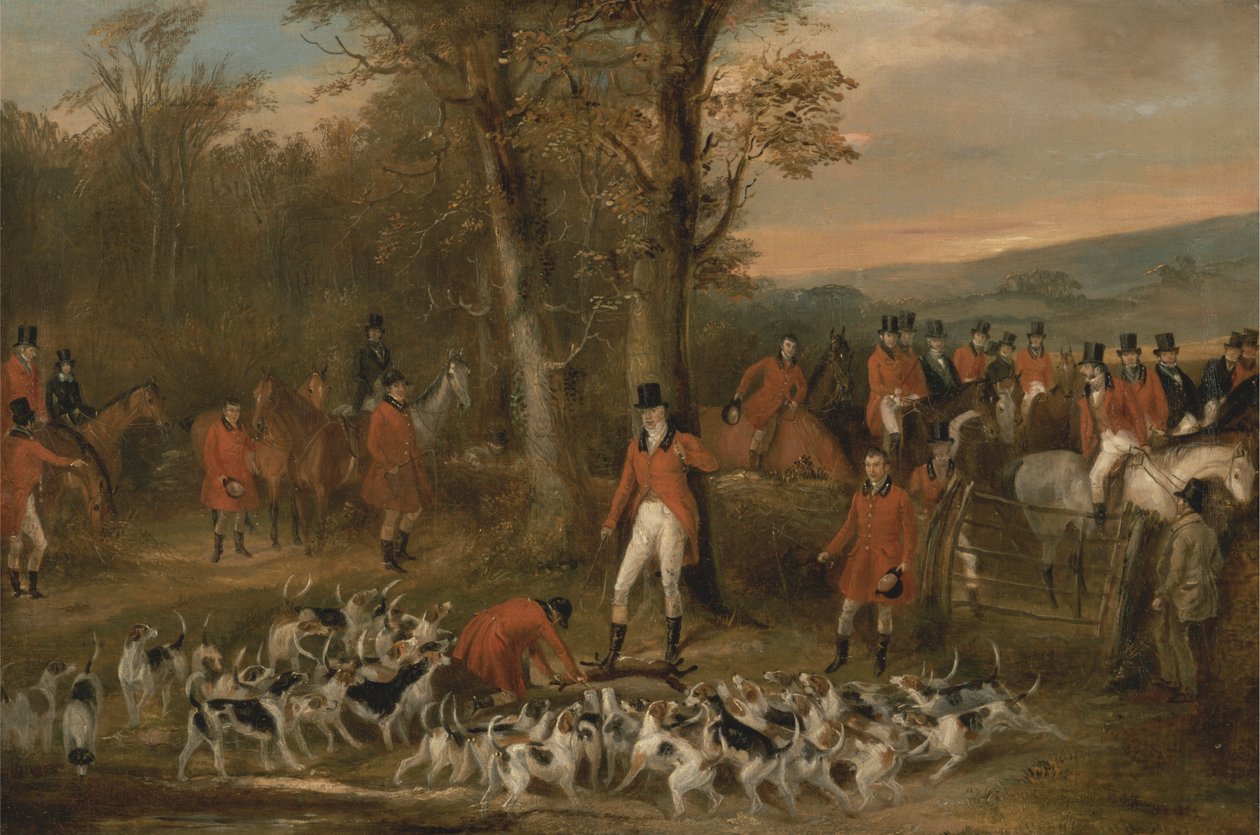 La chasse de Berkeley, 1842 : La mort - Francis Calcraft Turner