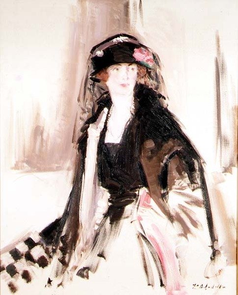 Portrait de Lady Lavery - Francis Campbell Boileau Cadell