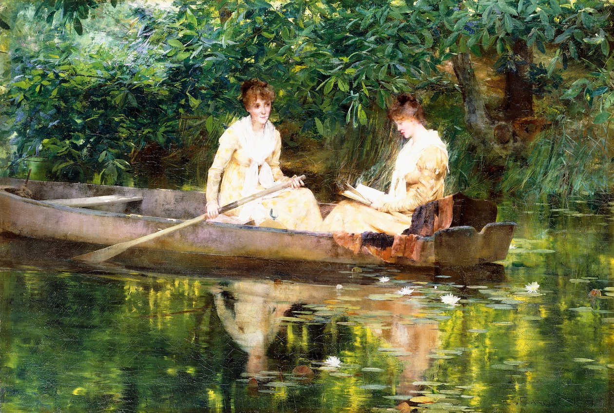 Femmes dans une Barque - Francis Coates Jones