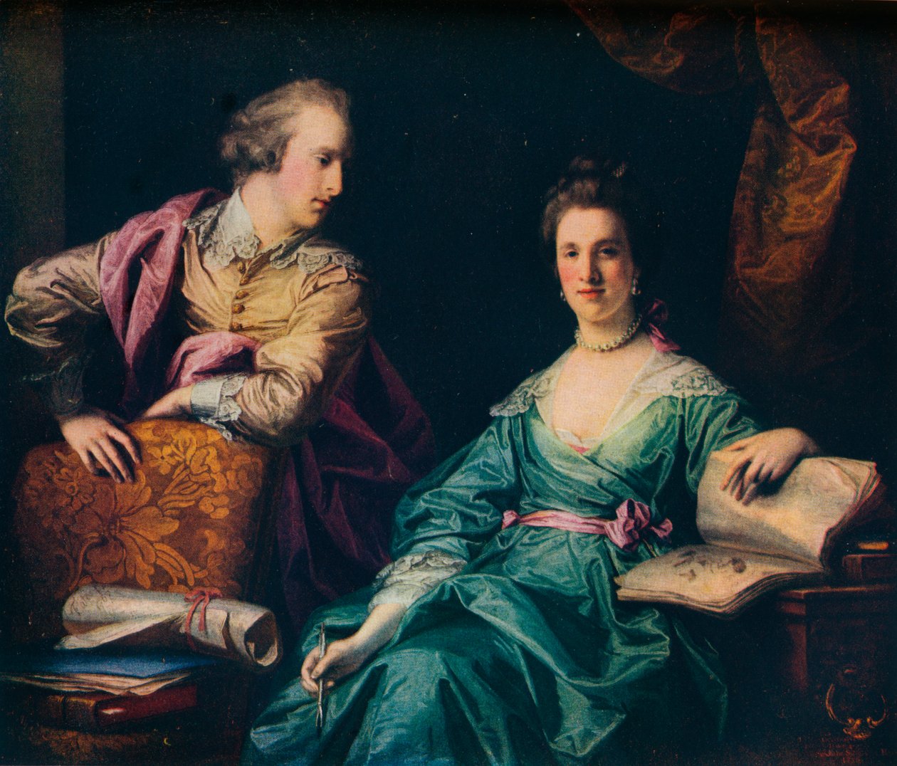 Isabel et Thomas Crathorne, 1767 - Francis Cotes