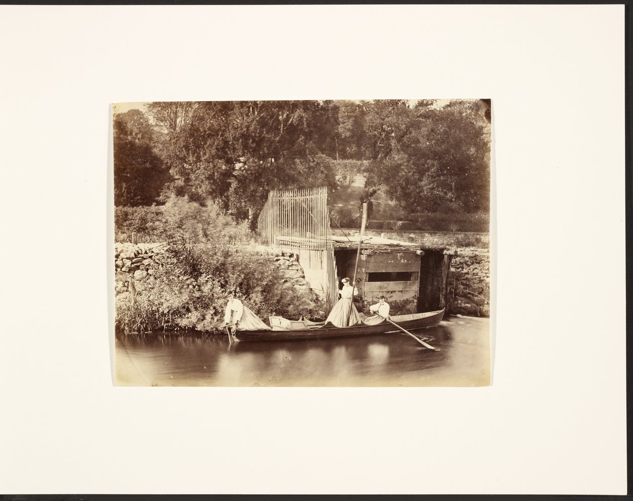 [Femmes en bateau] - Francis Edmond Currey