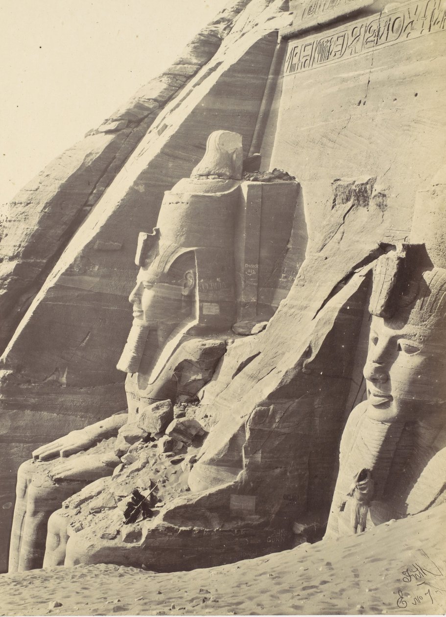 Abou Simbel, Nubie, 1857 - Francis Frith