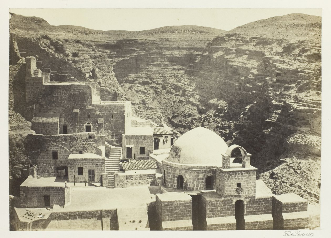 Couvent de Mar-Saba, près de Jérusalem - Francis Frith