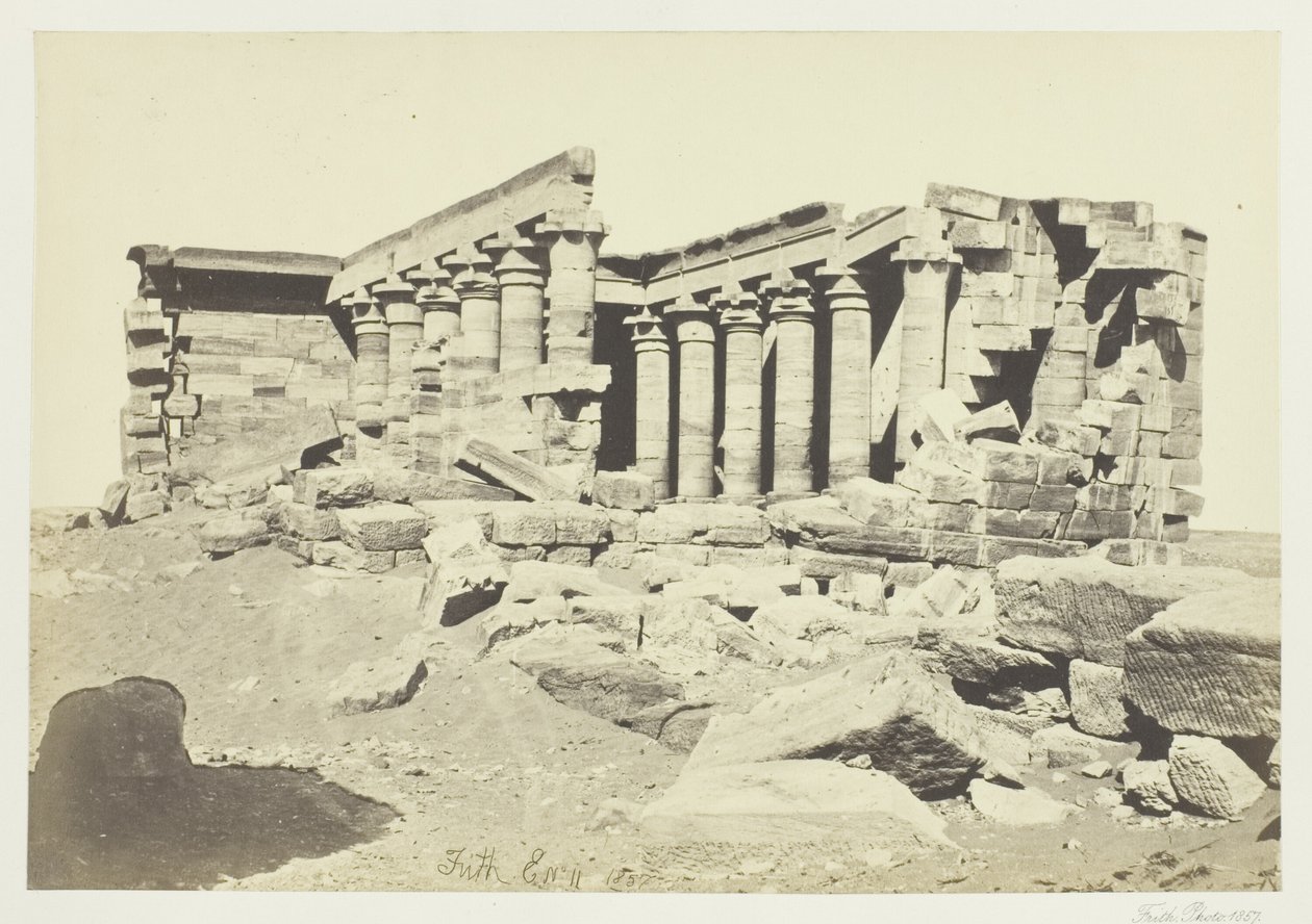 Temple de Maharaka, Nubie - Francis Frith
