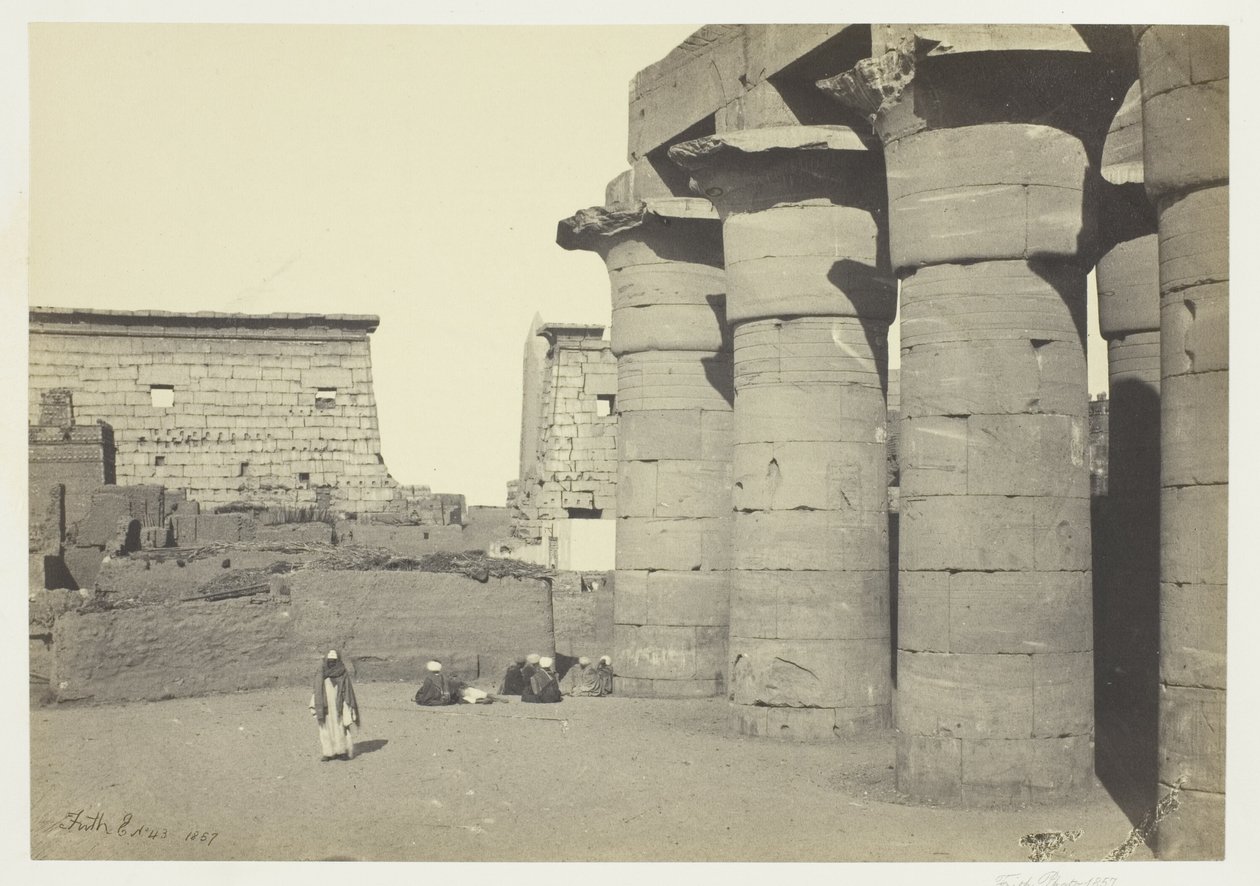Vue sur le Louxor - Francis Frith