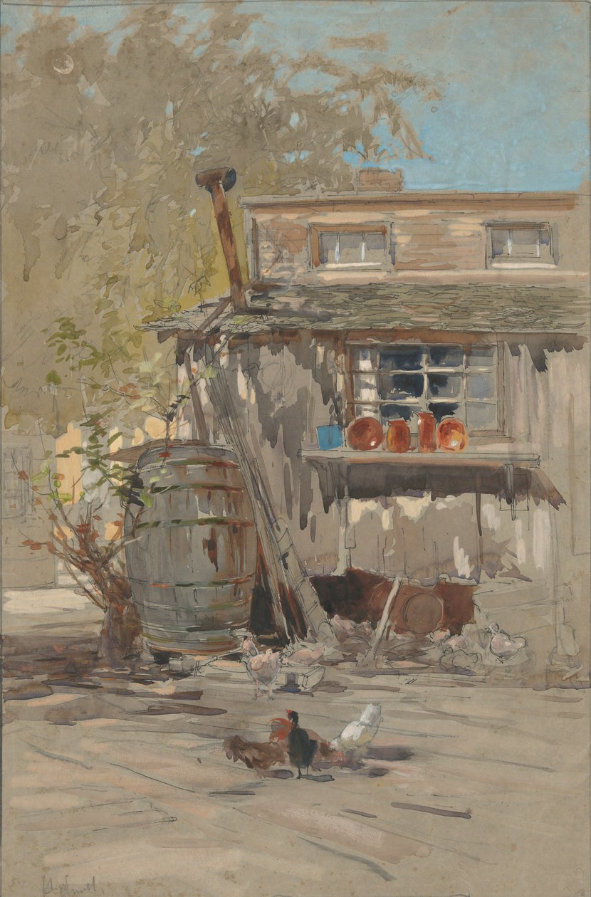 Cour de ferme - Francis Hopkinson Smith
