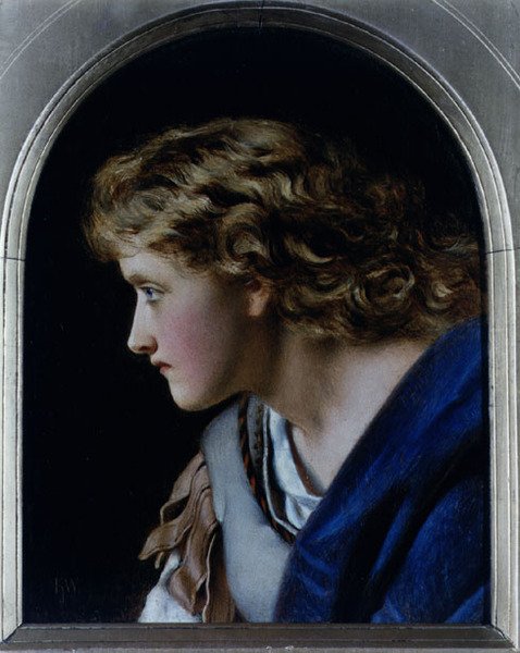 Tête de fille - Francis John Wyburd