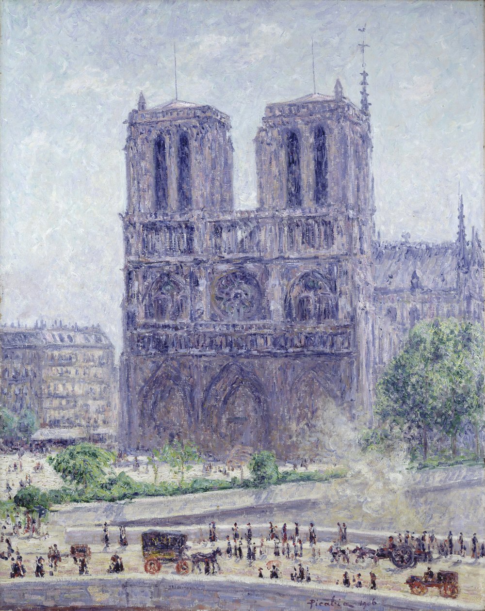 Notre Dame dans le soleil du matin - Francis Picabia