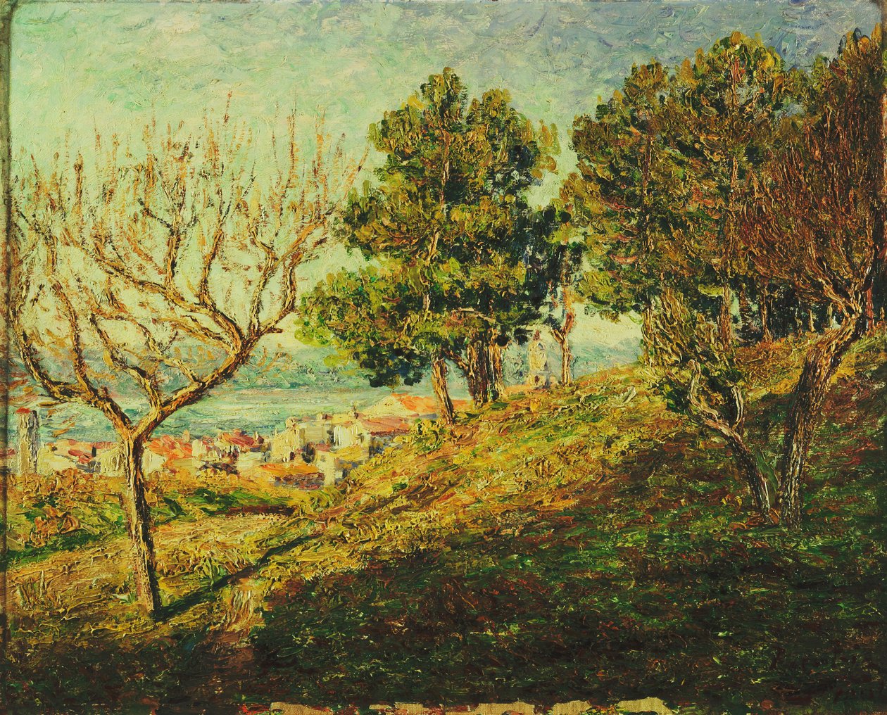 View of Saint-Tropez; Vue de Saint-Tropez - Francis Picabia