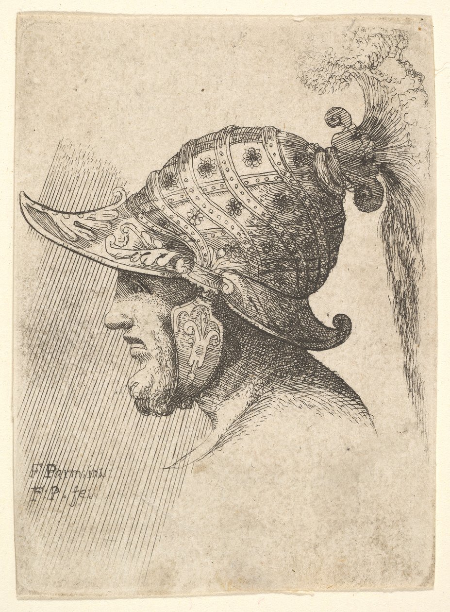 Tête casquée - Francis Place