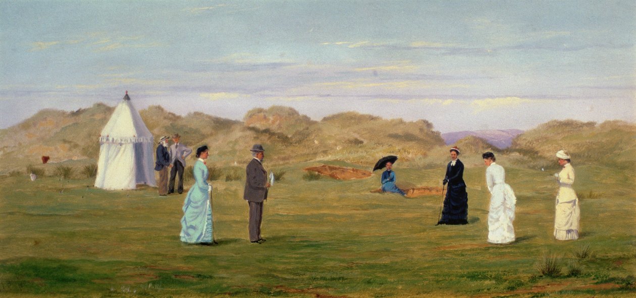 Match féminin à Westward Ho! - Francis Powell Hopkins