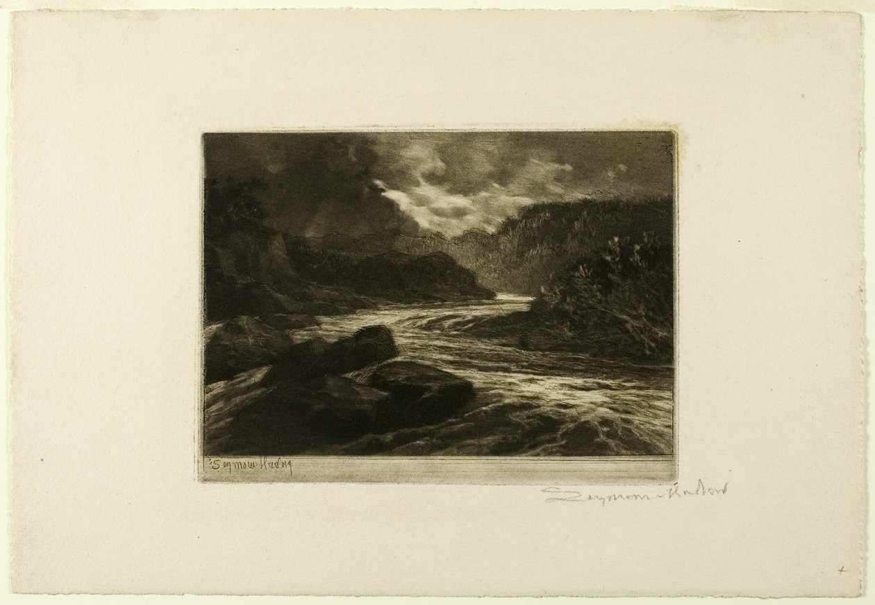 Une rivière à saumons, n° II - Francis Seymour Haden