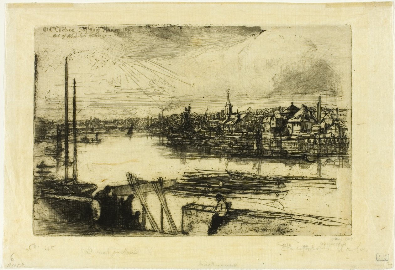 Battersea Reach - Francis Seymour Haden