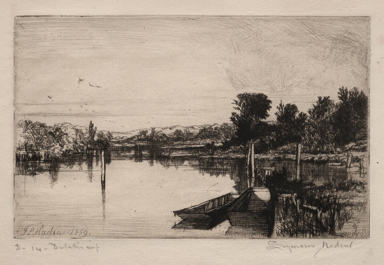 Egham, 1859 - Francis Seymour Haden