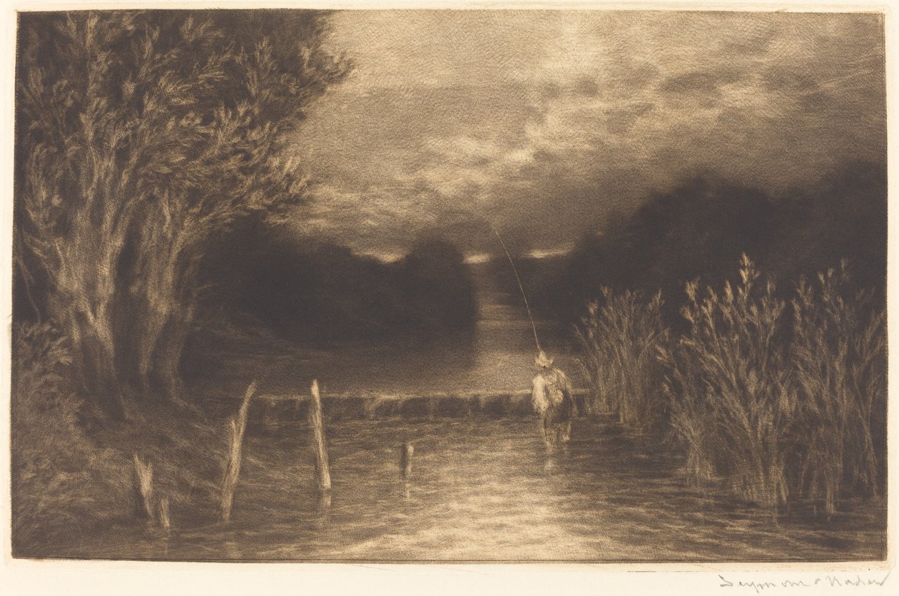 Pêche à la truite - Francis Seymour Haden