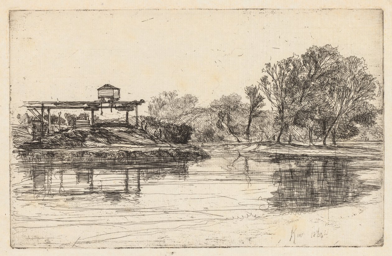 Kew, 1864 - Francis Seymour Haden