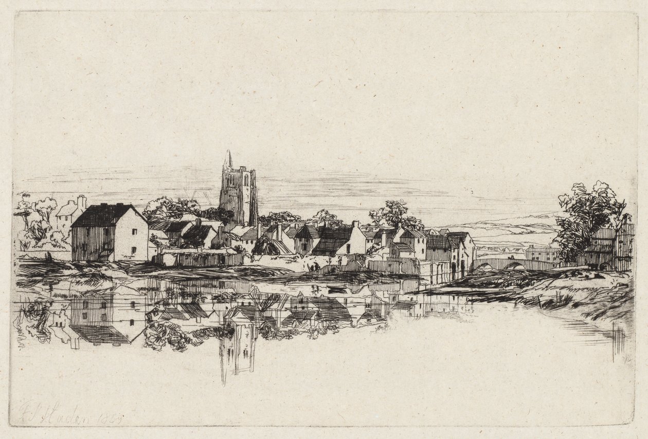 Ville de Kidwelly - Francis Seymour Haden