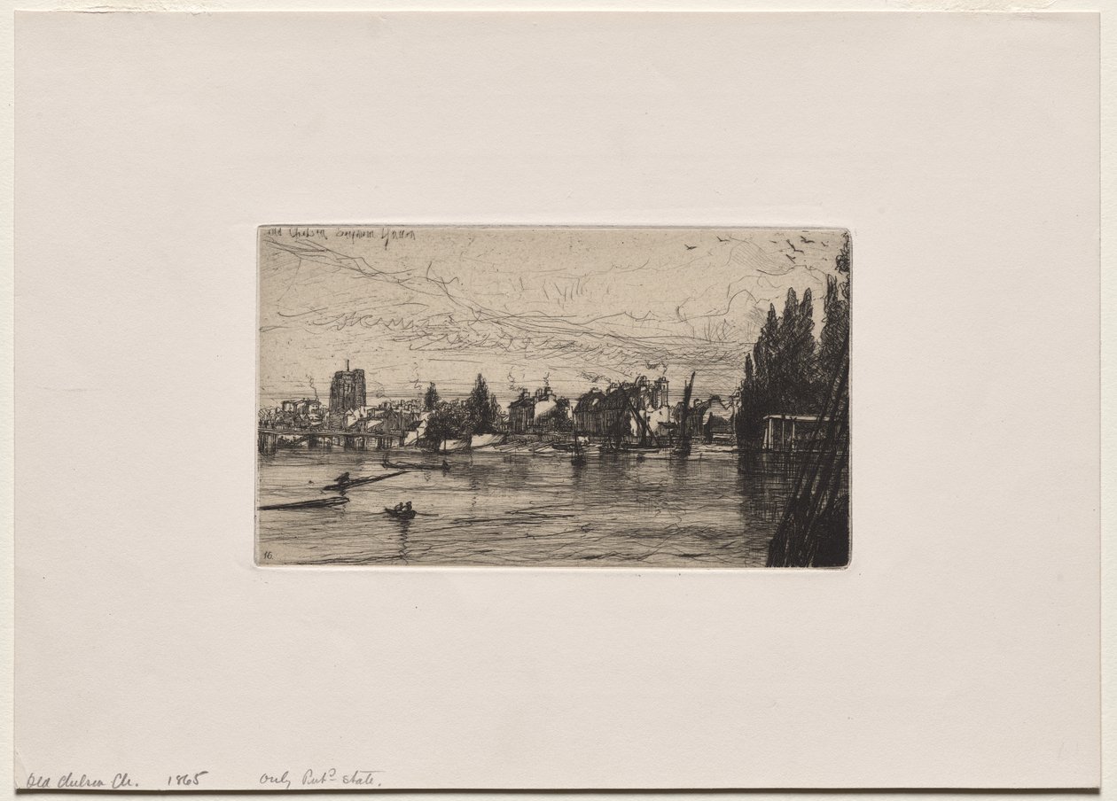 Vieille église de Chelsea - Francis Seymour Haden
