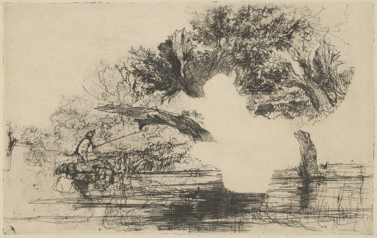 Penton Hook, 1864 - Francis Seymour Haden