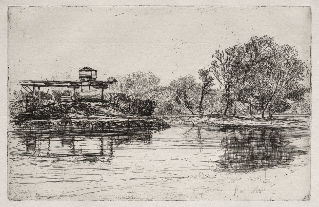 Empiètement ferroviaire, 1864 - Francis Seymour Haden
